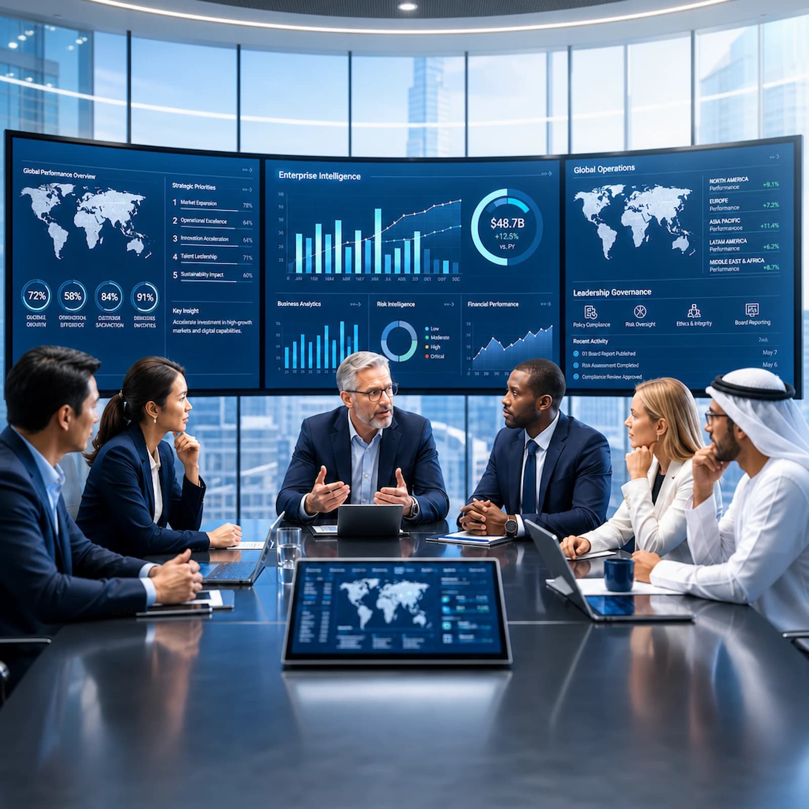 GlobSynk Executive and Leadership Intelligence Platform